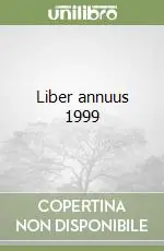 Liber annuus 1999 Prezzo Basso