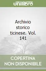 Bestseller Archivio storico ticinese. Vol. 141Giugno 2007