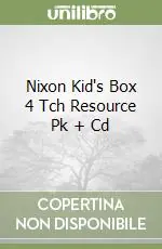 Nixon Kid‘s Box 4 Tch Resource Pk + Cd Scelto Dai Clienti