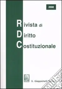 Promozione Rivista di diritto costituzionale (2008)