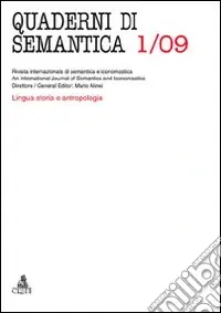 Promo Stagionale Quaderni di semantica (2009). Vol. 1