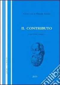 Il contributo (2009). Vol. 1 Ultima Occasione