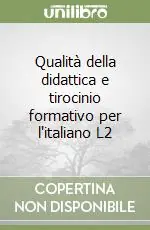 Qualità della didattica e tirocinio formativo per l‘italiano L2 Promo Stagionale