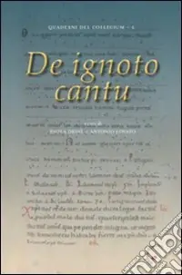 De ignoto cantu Ordina Subito