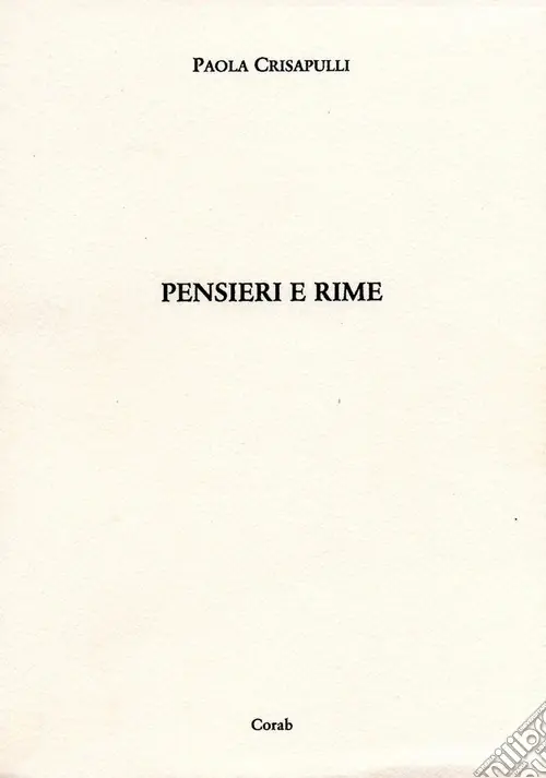 Prezzo Ridotto Pensieri e rime