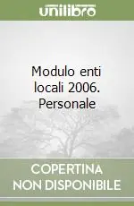 Modulo enti locali 2006. Personale Compra Adesso