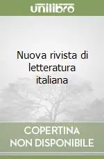 Novità Nuova rivista di letteratura italiana