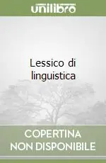 Offerta Speciale Lessico di linguistica