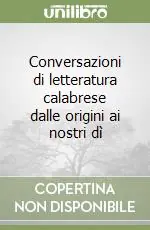 Vendita Finale Conversazioni di letteratura calabrese dalle origini ai nostri dì