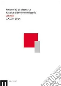 Annali della Facoltà di scienze della formazione dell‘Università di Macerata (2005) Prezzo Conveniente