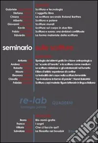 Ultime Pezzi Re-lab immagini parole. Seminario delle scritture