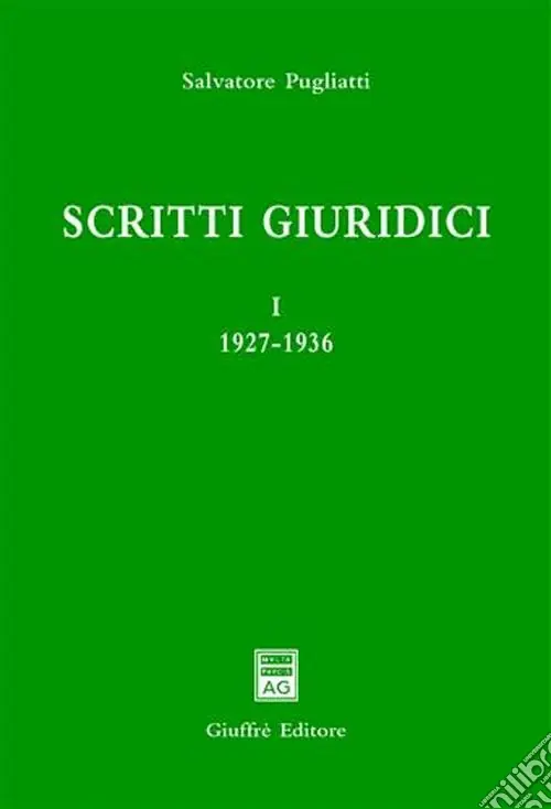 Super Prezzo Scritti giuridici. Vol. 1 1927-1936