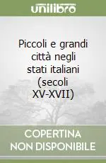 Piccoli e grandi città negli stati italiani (secoli XV-XVII) Sconto