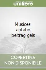Offerta Limitata Musices aptatio beitrag geis