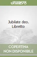 Offerta Lampo Jubilate deo. Libretto