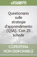 Compra Adesso Questionario sulle strategie d‘apprendimento (QSA). Con 25 schede
