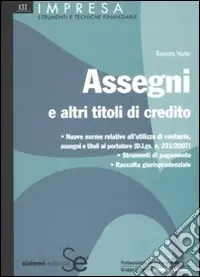 Assegni e altri titoli di credito Vendita Finale