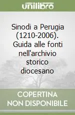 Offerta Del Giorno Sinodi a Perugia (1210-2006). Guida alle fonti nell‘archivio storico diocesano