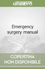 Promozione Emergency surgery manual