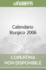 Calendario liturgico 2006 Prezzo Di Fabbrica