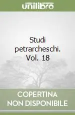 Prezzo Di Fabbrica Studi petrarcheschi. Vol. 18