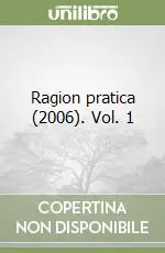 Ragion pratica (2006). Vol. 1 Quantità Limitata