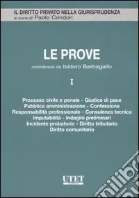 Compra Oggi Stesso Le prove. Vol. 1 Processo civile e penale, giudice di pace, pubblica amministrazione, confessione, responsabilità professionale...