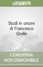Studi in onore di Francesco Grelle Occasione Imperdibile