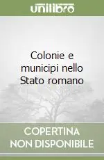 Colonie e municipi nello Stato romano Vendita Finale