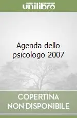 Prezzo Scontato Agenda dello psicologo 2007