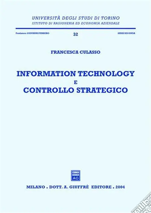 Scelto Dai Clienti Information technology e controllo strategico