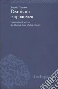 Dismisura e apparenza. Vicissitudini di un‘idea il sublime da Kant a Schopenhauer Professionale