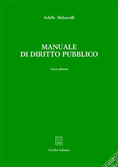 Manuale di diritto pubblico Di Tendenza