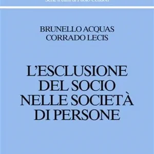 Sconto L‘esclusione del socio nelle società di persone