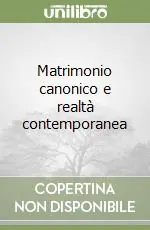 Super Prezzo Matrimonio canonico e realtà contemporanea
