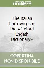 Direttamente Dal Produttore The italian borrowings in the «Oxford English Dictionary»
