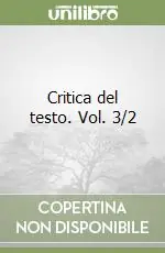 Critica del testo. Vol. 3/2 Sconto