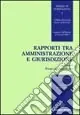 Affare Rapporti tra amministrazione e giurisdizione