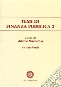 Spedizione Espresso Temi di finanza pubblica. Vol. 2