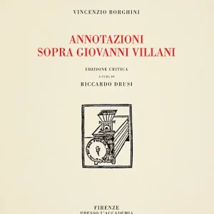 Ultimissimo Modello Annotazioni sopra Giovanni Villani