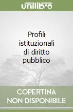 Più Venduto Profili istituzionali di diritto pubblico