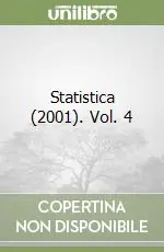 Statistica (2001). Vol. 4 Offerta