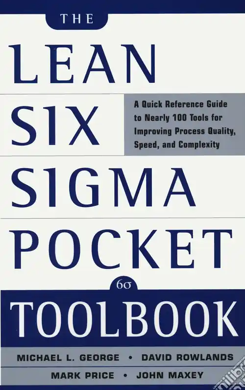 Lean six sigma. Pocket toolbook Direttamente Dal Produttore