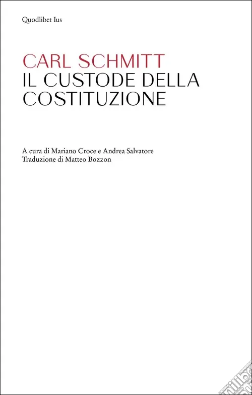 Scelto Dai Clienti Il custode della Costituzione