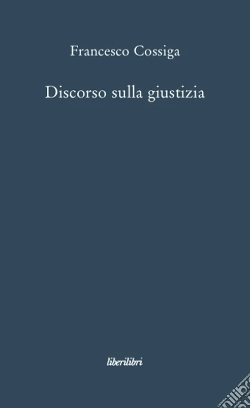 Discorso sulla giustizia Compra Online