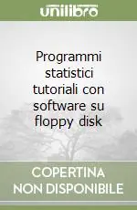 Programmi statistici tutoriali con software su floppy disk Economico