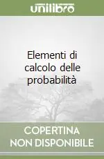 Elementi di calcolo delle probabilità Vendita Finale