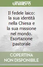 Il fedele laico la sua identità nella Chiesa e la sua missione nel mondo. Esortazione pastorale Economico