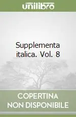 Supplementa italica. Vol. 8 Must-Have