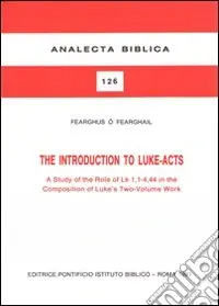 The introduction to Luke-acts Spedizione Espresso